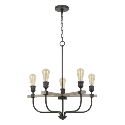 Cal Lighting Sion 5-Light Metal Rustic Chandelier - FX-3734-5