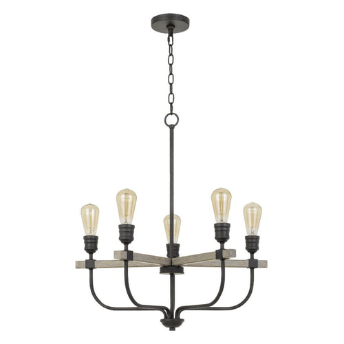 Cal Lighting Sion 5-Light Metal Rustic Chandelier - FX-3734-5