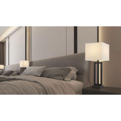 Cal Lighting Cachan Metal Night Stand Lamp with USB Port in Dark Bronze - LA-8042TB