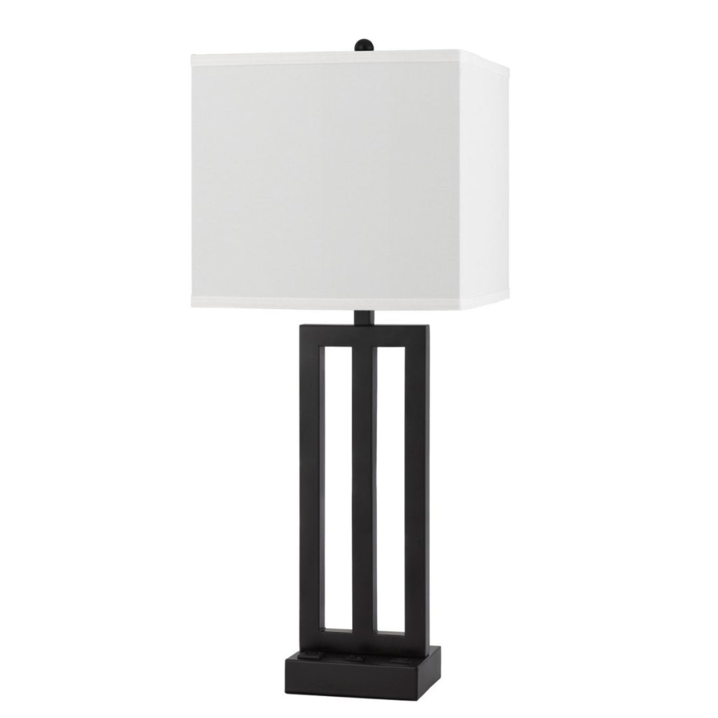 Cal Lighting Cachan Metal Night Stand Lamp with USB Port in Dark Bronze - LA-8042TB