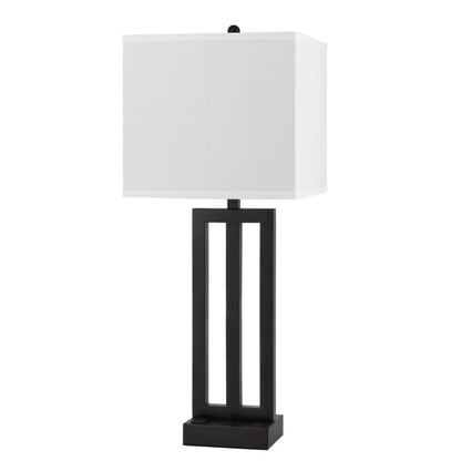 Cal Lighting Cachan Metal Night Stand Lamp with USB Port in Dark Bronze - LA-8042TB