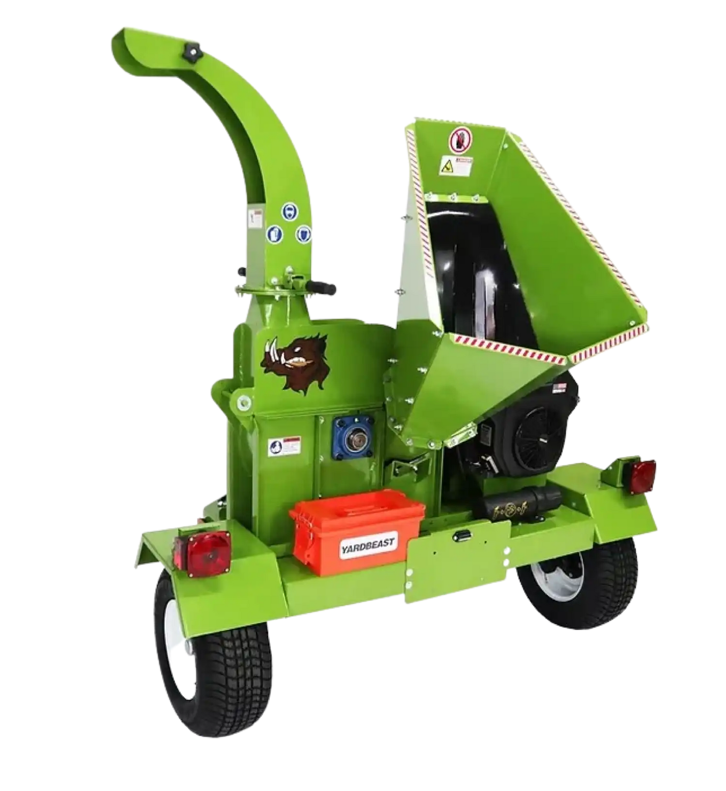 YARDBEAST 678 cc 20HP CRX Engine 4.5" Electric Start V-twin OHV Wood Chipper Shredder New - 4521