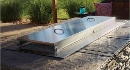 Empire Carol Rose 48" Premium Outdoor Stainless Steel Linear Fire Pit - OL48TP10N