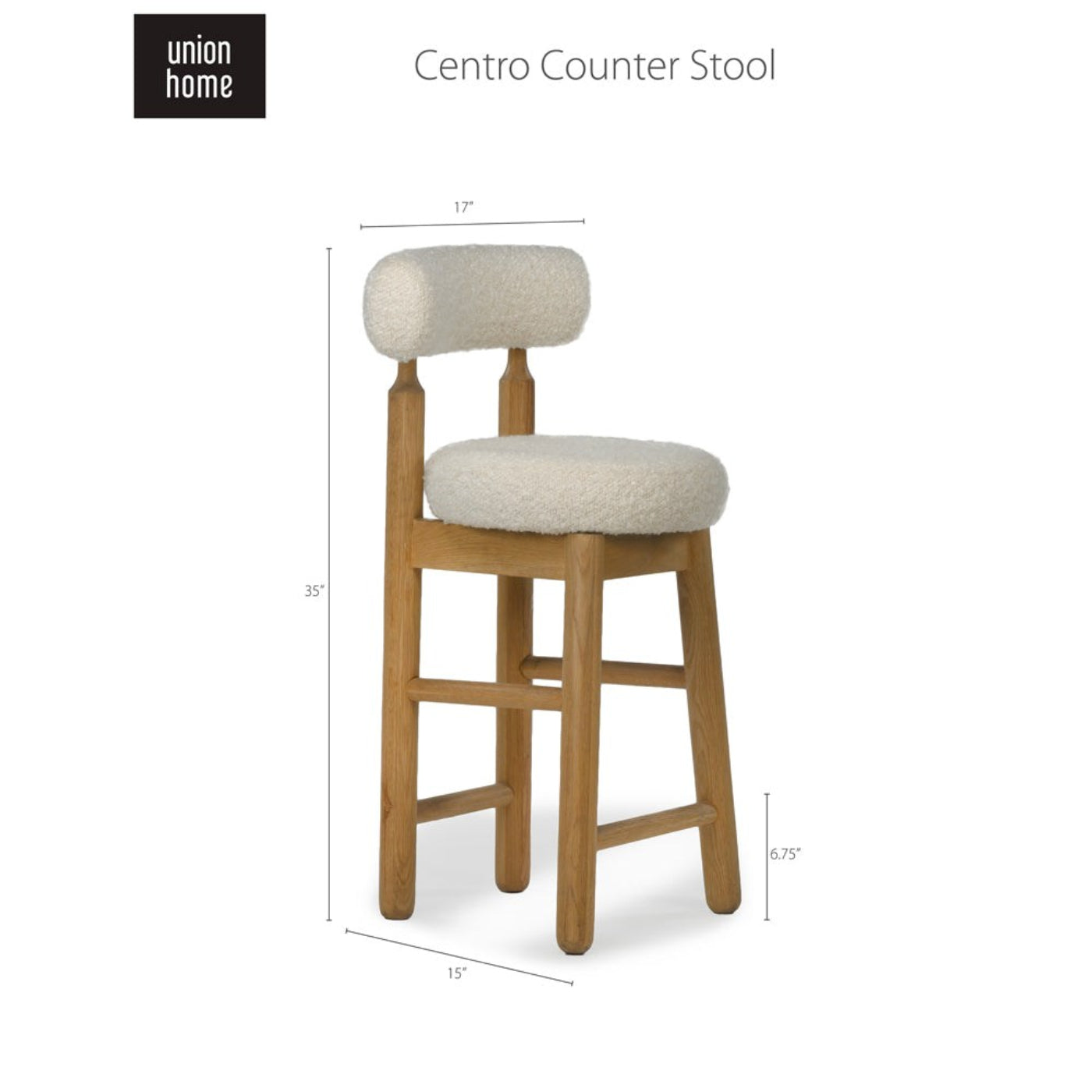 Union Home Centro Counter Stool  - DIN00262