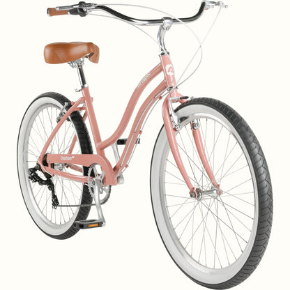 Retrospec Chatham Plus Aluminum Beach Cruiser Bike - Step Through 7 Speed - 6408