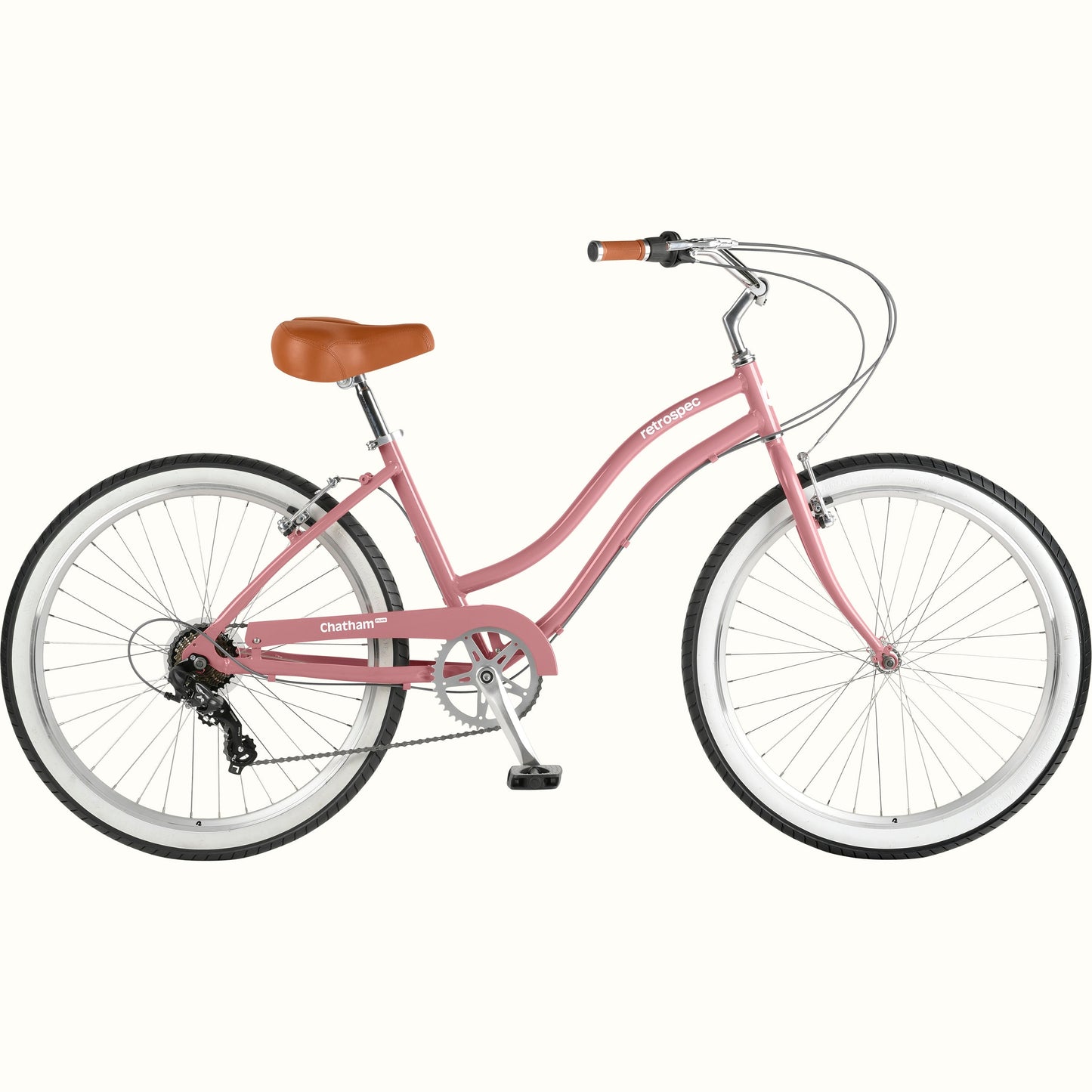 Retrospec Chatham Plus Aluminum Beach Cruiser Bike - Step Through 7 Speed - 6408