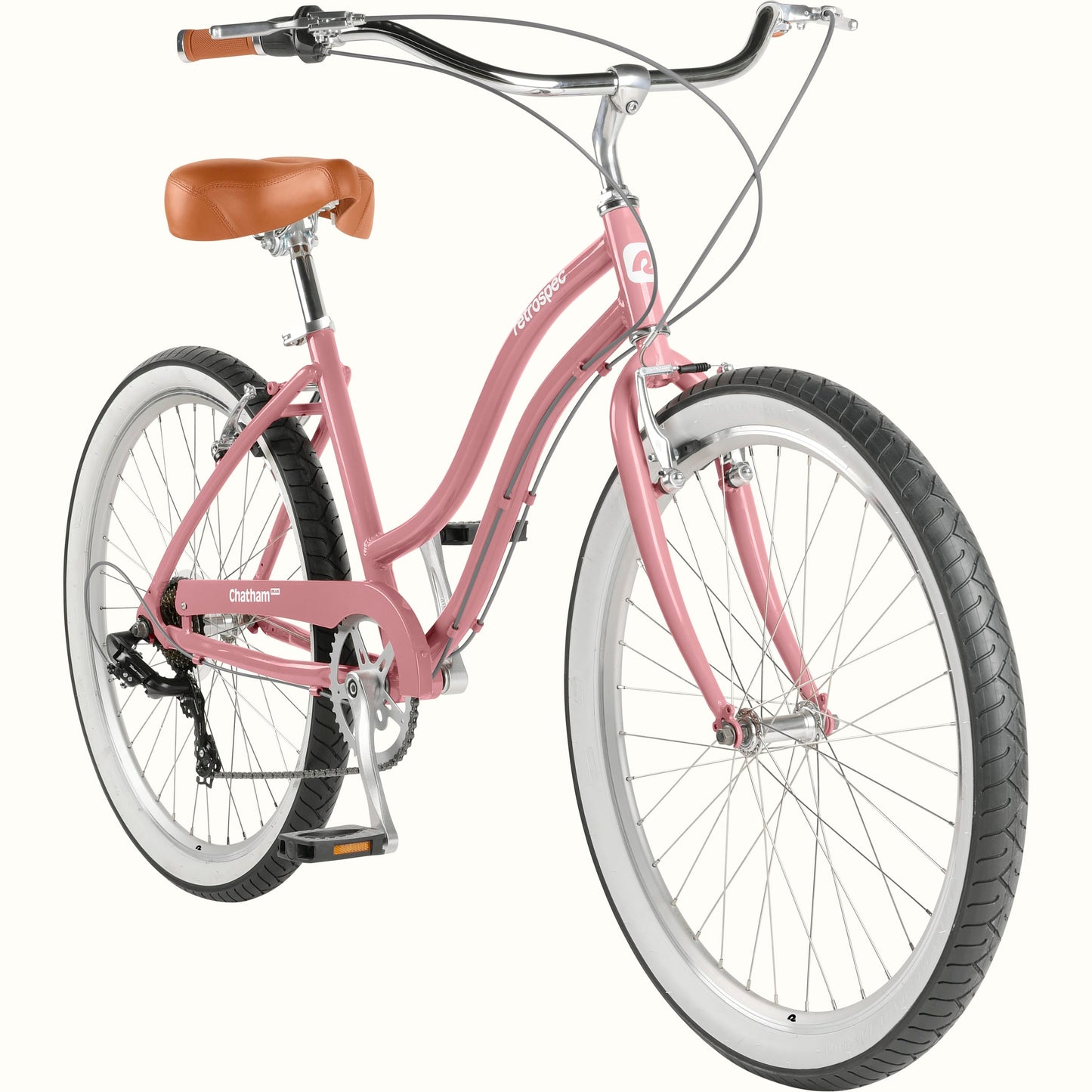 Retrospec Chatham Plus Aluminum Beach Cruiser Bike - Step Through 7 Speed - 6408