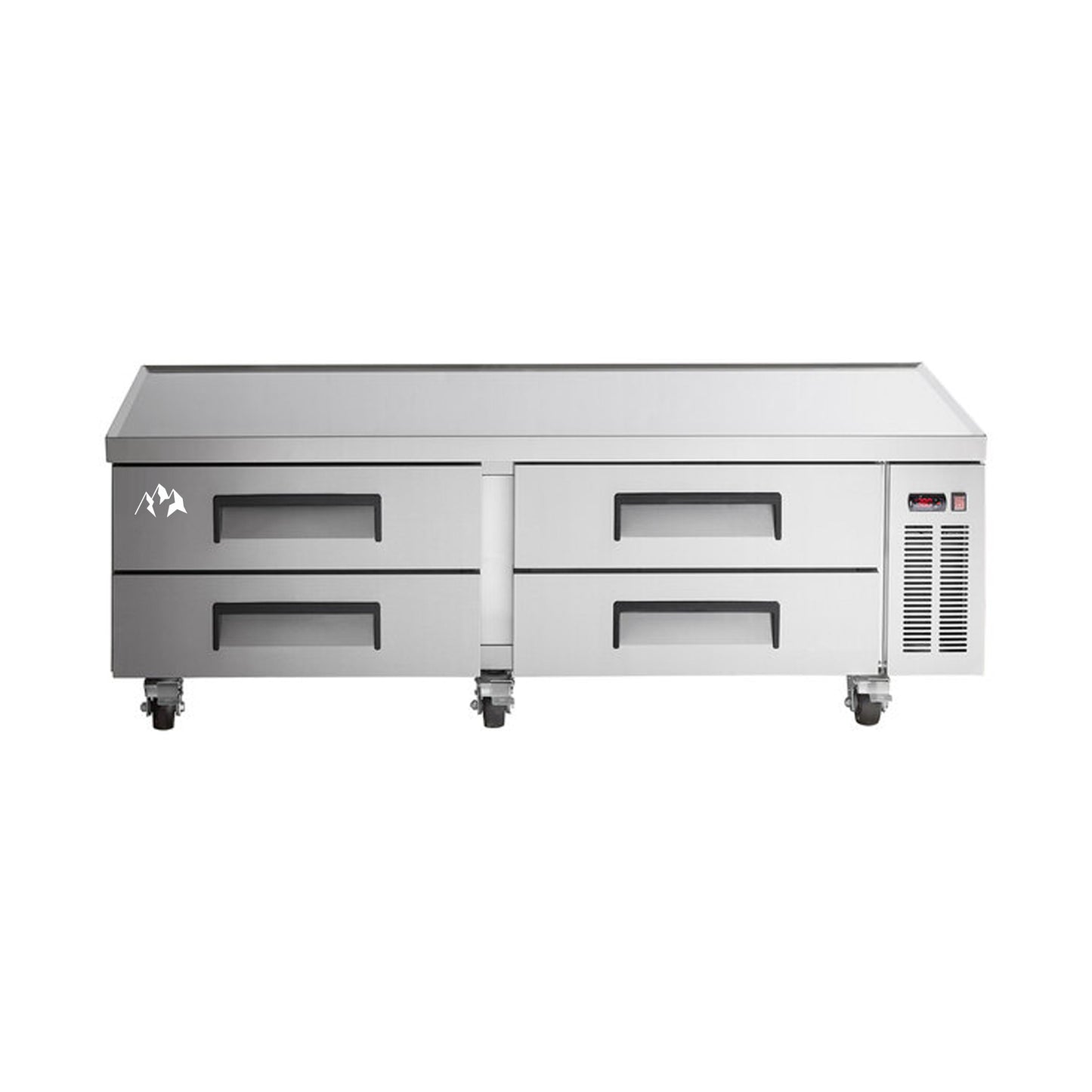 Chef AAA - Commercial 72" Chef Base Refrigerator 4 Drawer 1100lbs Capacity - TCB72-D4