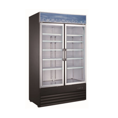 Chef AAA -   Commercial 49" 2 Glass Door Merchandiser Freezer 29cu.ft. - D768BM2F-HC