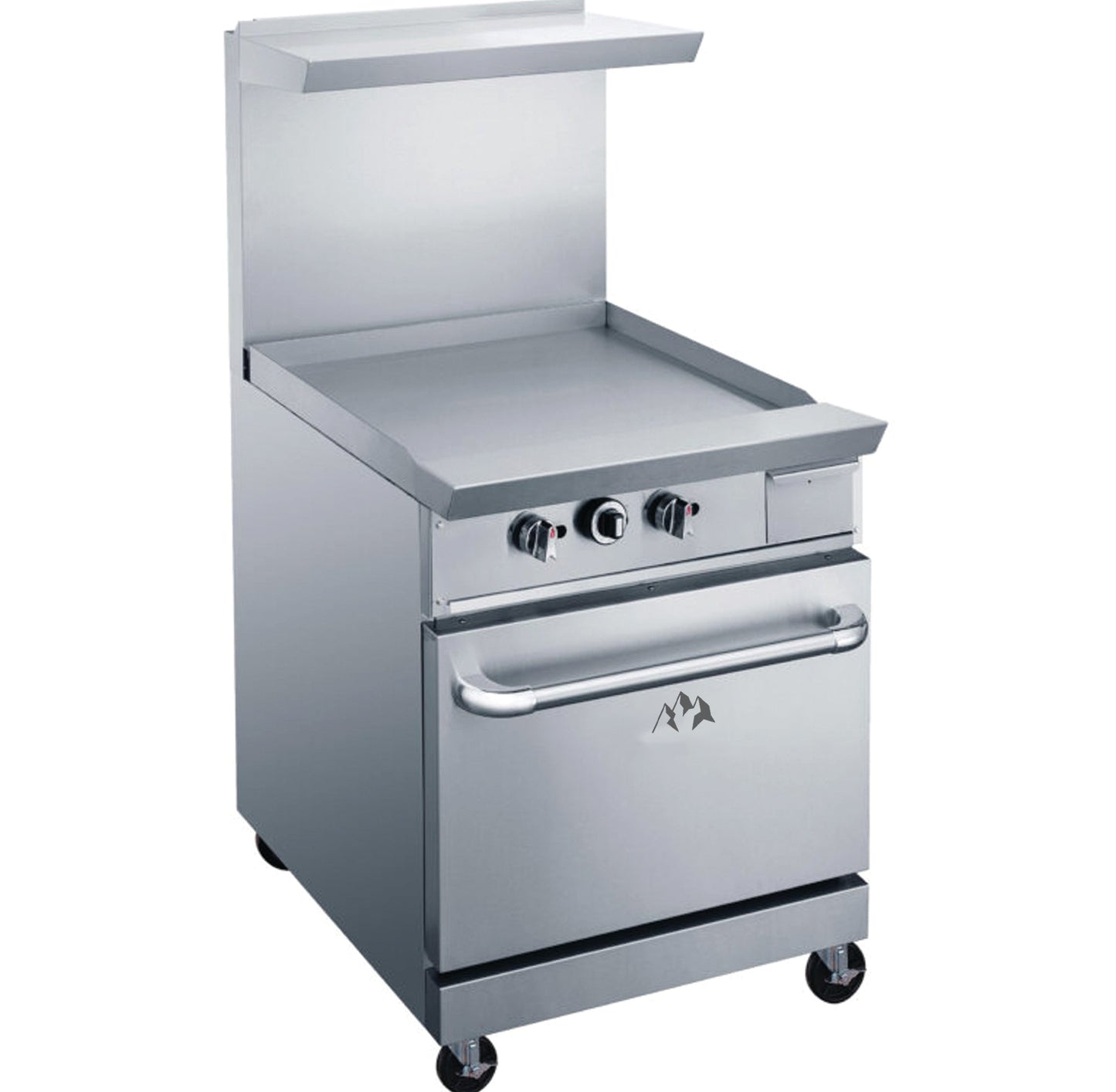 Chef AAA  Commercial 24" Oven Range 24" Griddle Natural Gas - TCR24-GM
