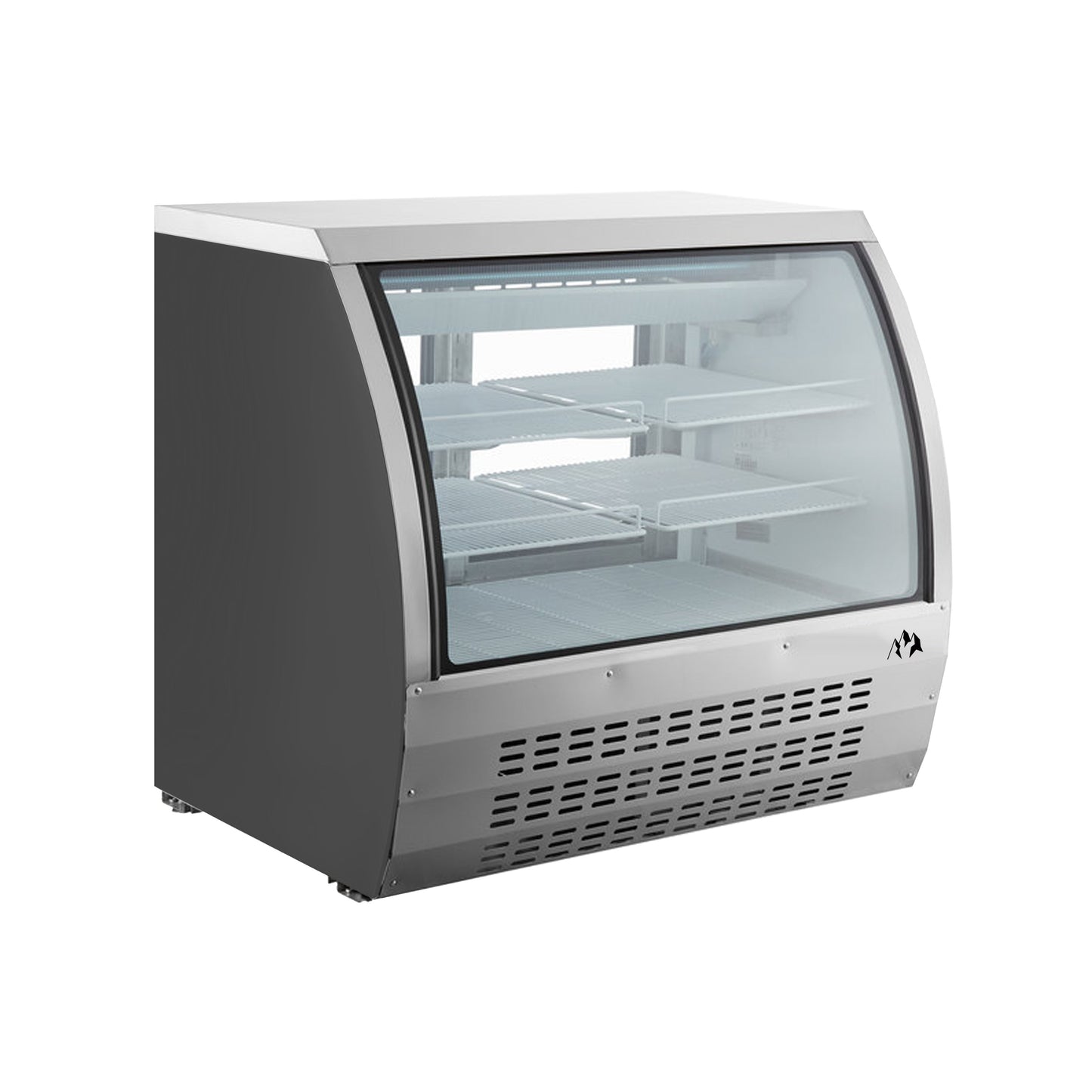 Chef AAA  Commercial 47" Curved Glass Deli Case Refrigerator 18 cu.ft - RD18C-SS