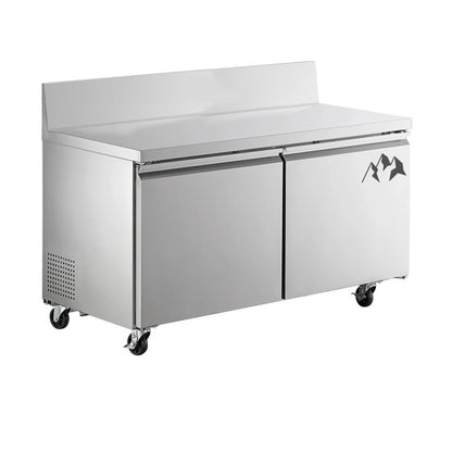 Chef AAA  Commercial 60" Undercounter Freezer with Splash Guard 15 cu.ft. - SS-UCSG-60R-HC
