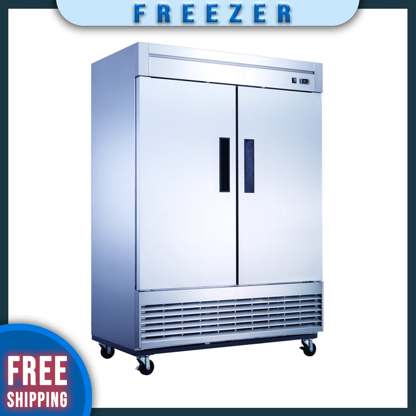 Chef AAA Solid Door Reach-In Freezer, - A55F