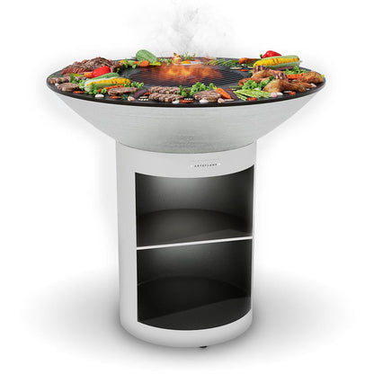 Arteflame Classic 40″ — Storage Base Flat-Top Grill & Fire Bowl (CORTEN Steel)
