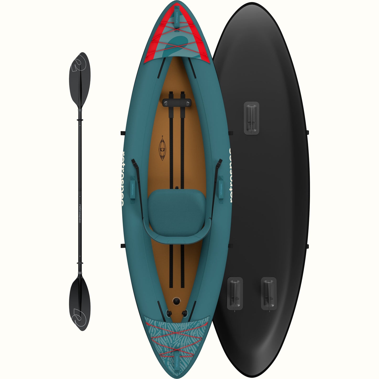 Retrospec Coaster Inflatable Kayak - Single - 6467