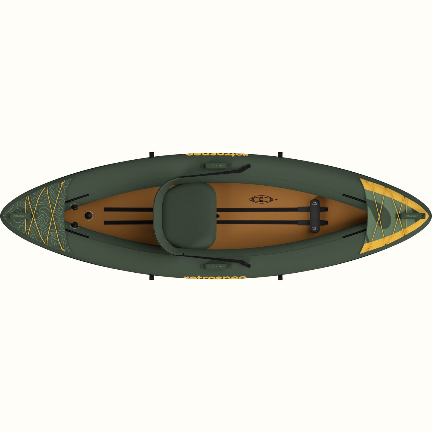 Retrospec Coaster Inflatable Kayak - Single - 6467