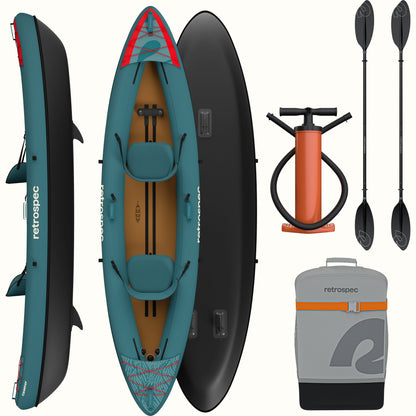 Retrospec Coaster Inflatable Kayak - Tandem - 6470