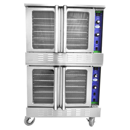 Chef AAA , Commercial Double Deck Convection Oven Natural Gas - KF-DDCOG