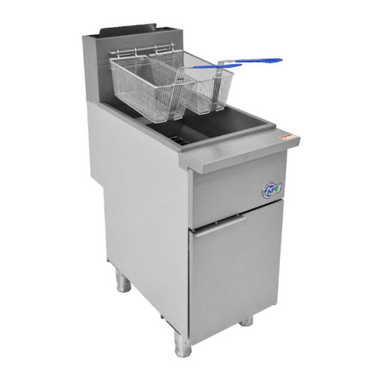 Chef AAA  Commercial 50lbs Deep Fryer 4 Tube Natural Gas - KF-F4-NG