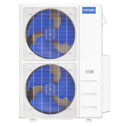 MRCOOL DIY 5th Gen Mini Split - 5-Zone 48,000 BTU Ductless Air Conditioner and Heat Pump Condenser with 18K + 9K + 9K + 9K + 6K Wall Mount Air Handlers - DIY5-5Z-48HP-18K9K9K9K6K