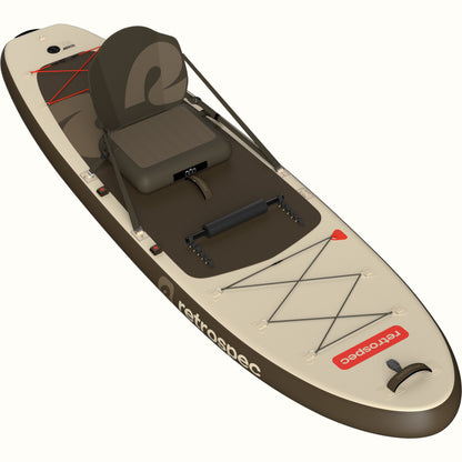 Retrospec Weekender Plus Inflatable Stand Up Paddle Board Kayak Hybrid 10'6" - 6621