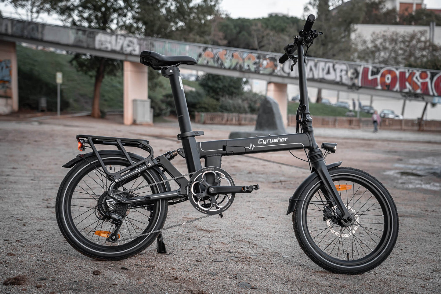 Cyrusher Sonder Folding E-Bike - Us-Sonder-Blue