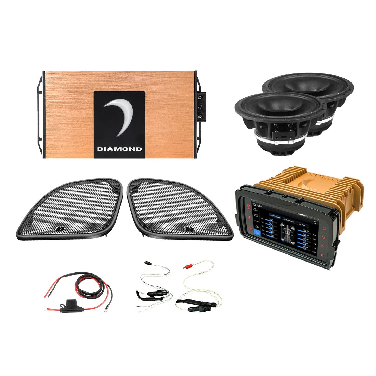 Diamond Audio 14 - 23 Harley Davidson Road Glide 2-Speaker System - DA1423RGSP2R