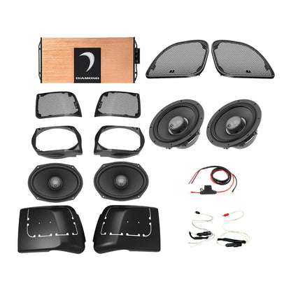 Diamond Audio 14 - 23 Harley Davidson Road Glide 4-Speaker System - DA1423RGSP3