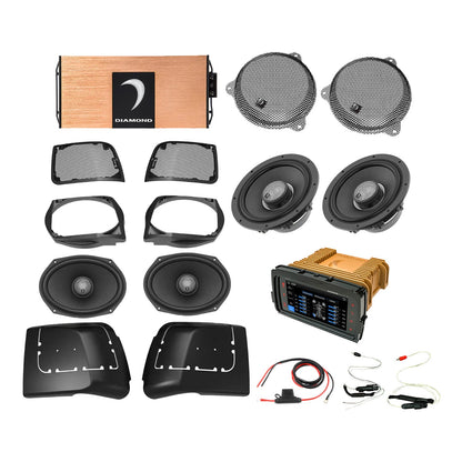 Diamond Audio 14 - 23 Harley Davidson Street Glide 4-Speaker System - DA1423SGSP3R