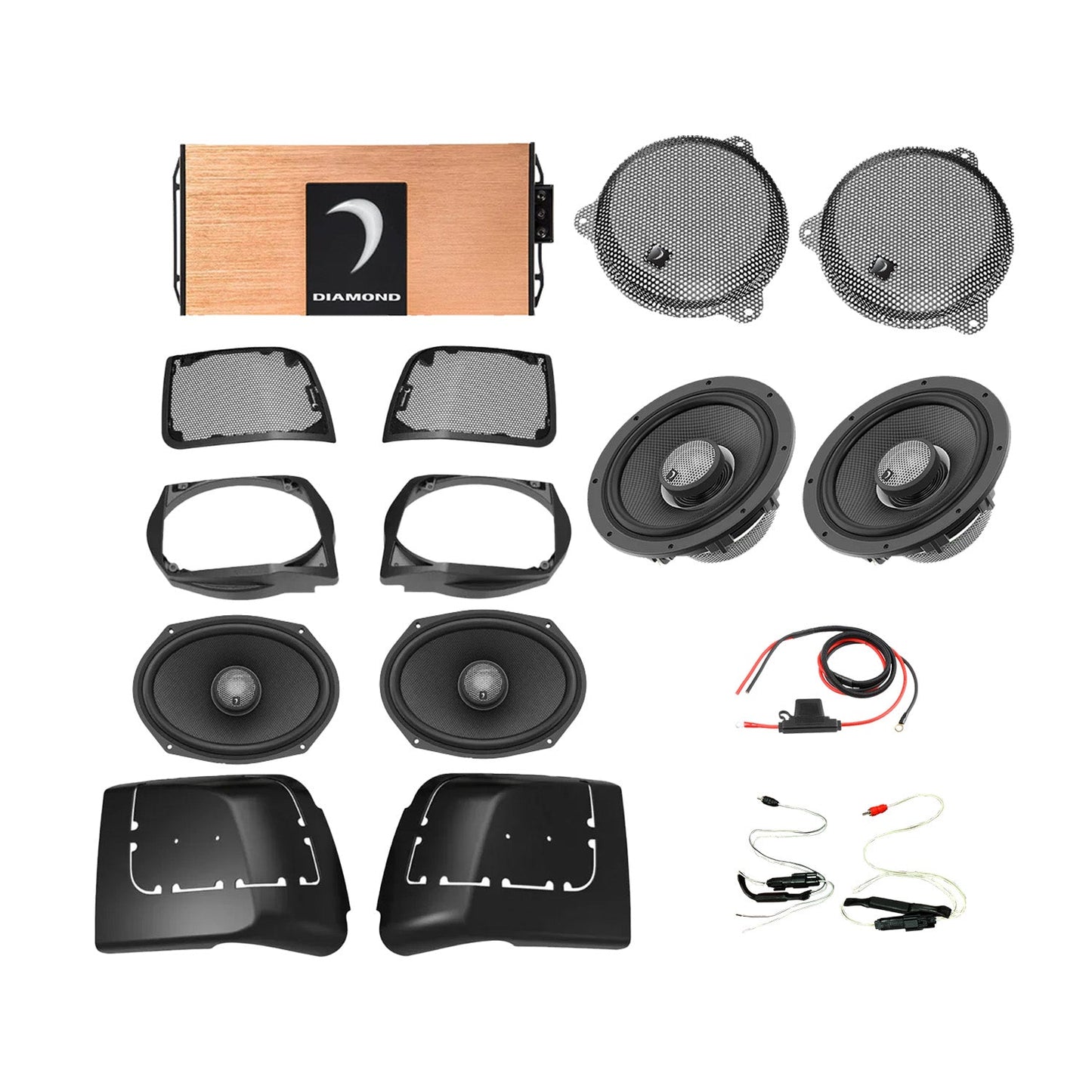Diamond Audio 14 - 23 Harley Davidson Street Glide 4-Speaker System - DA1423SGSP3