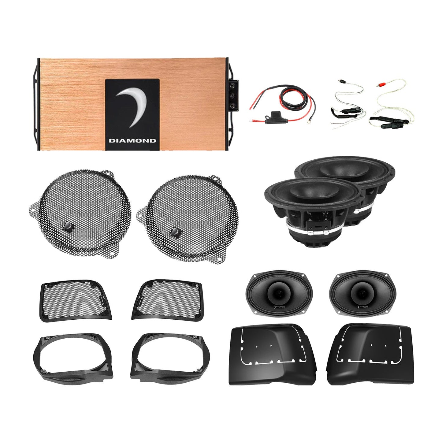 Diamond Audio 14 - 23 Harley Davidson Street Glide 4-Speaker System - DA1423SGSP4