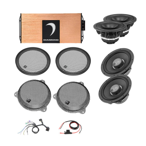 Diamond Audio 14 - 23 Harley Davidson Street Glide 4-Speaker System - DA1423SGTP2