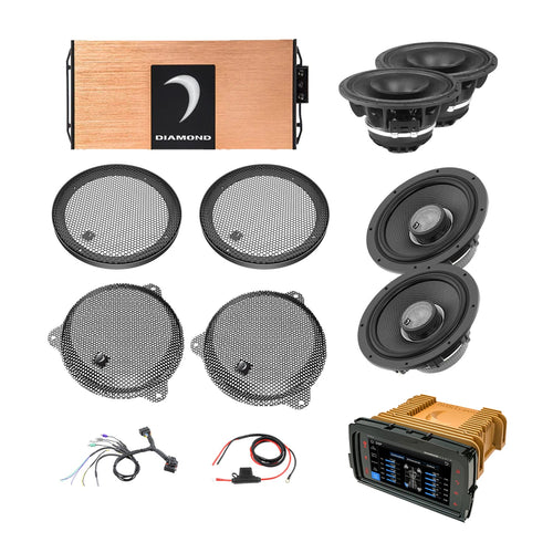 Diamond Audio 14 - 23 Harley Davidson Street Glide 4-Speaker System - DA1423SGTP2R