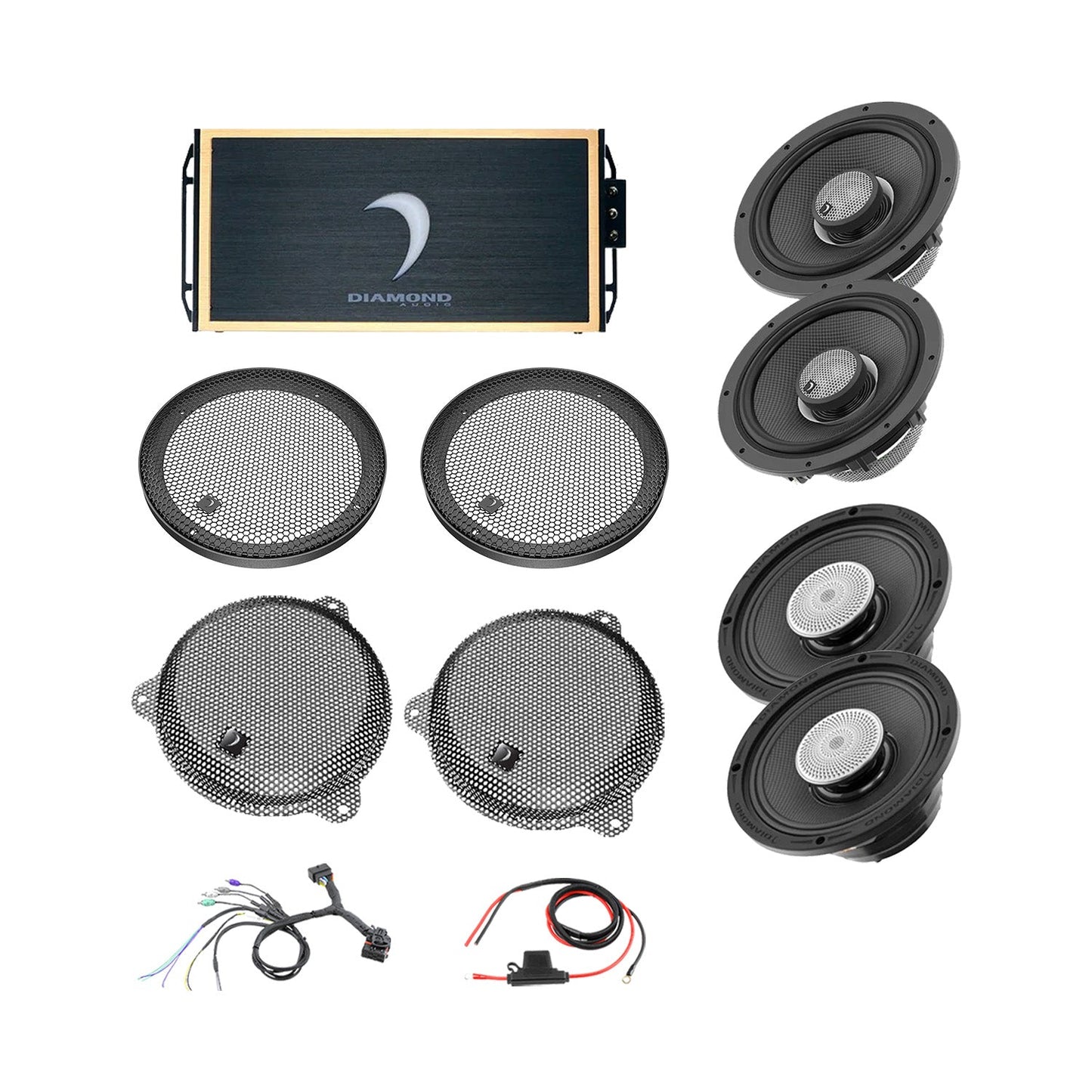 Diamond Audio14 - 23 Harley Davidson Street Glide 4-Speaker System - DA1423SGTP3