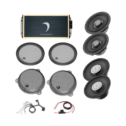 Diamond Audio14 - 23 Harley Davidson Street Glide 4-Speaker System - DA1423SGTP3