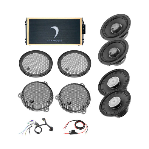 Diamond Audio14 - 23 Harley Davidson Street Glide 4-Speaker System - DA1423SGTP3