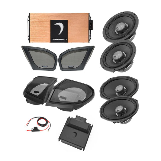 Diamond Audio 24+ Harley Davidson Road Glide 4-Speaker System - DA24RGSP3