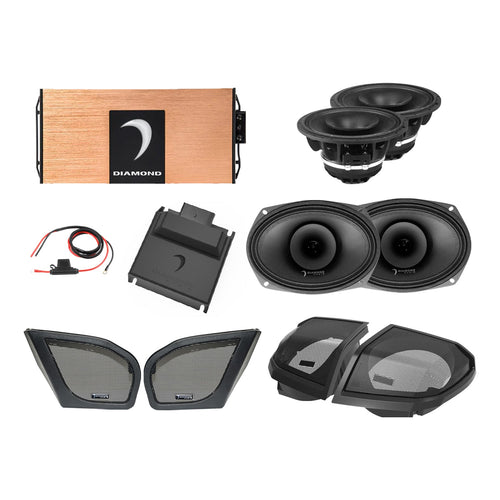 Diamond Audio 24+ Harley Davidson Road Glide 4-Speaker System - DA24RGSP4