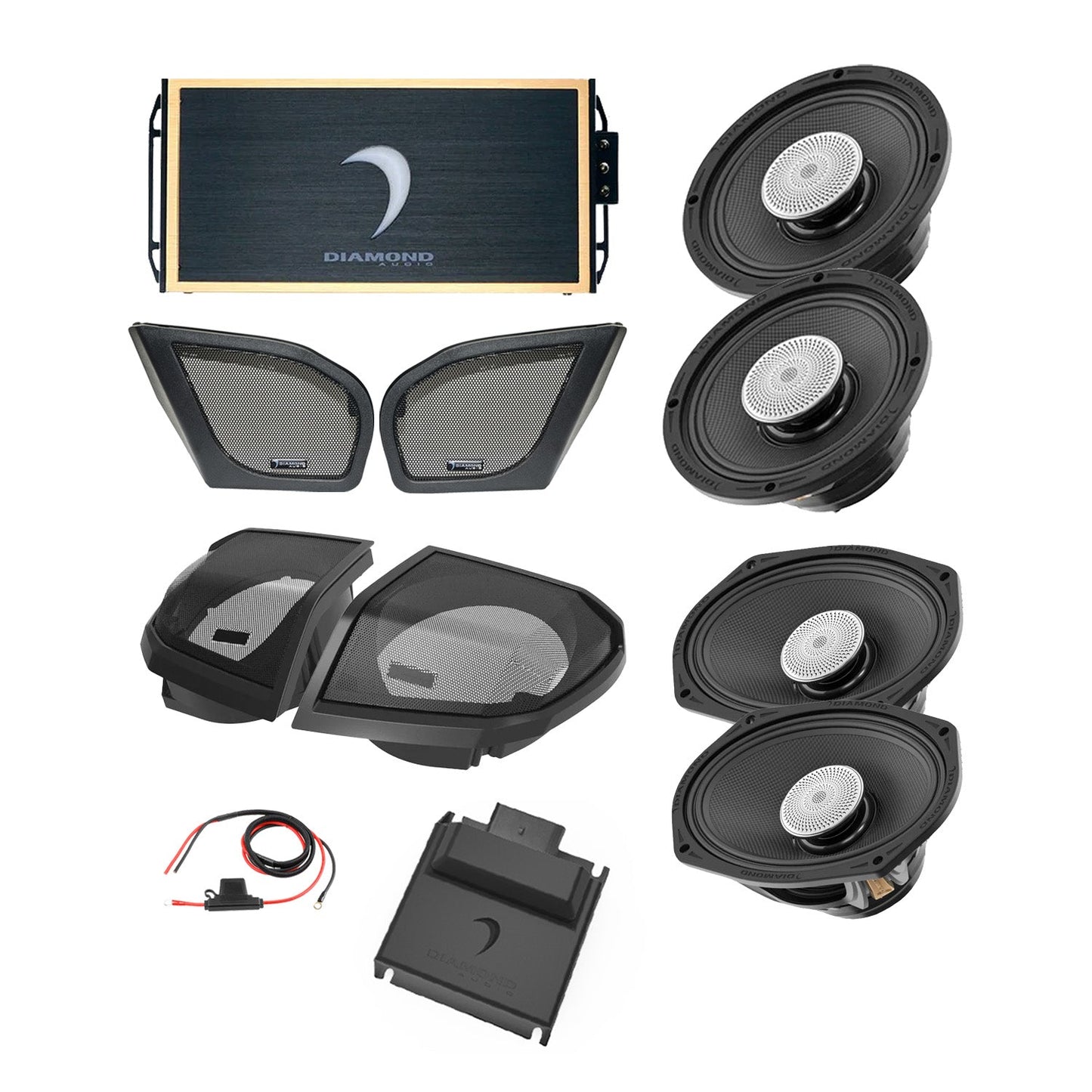 Diamond Audio 24+ Harley Davidson Road Glide 4-Speaker System - DA24RGSP5