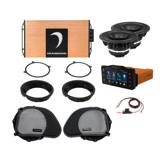 Diamond Audio 98 - 13 Harley Davidson Road Glide 2-Speaker System - DA9813RGSP2R