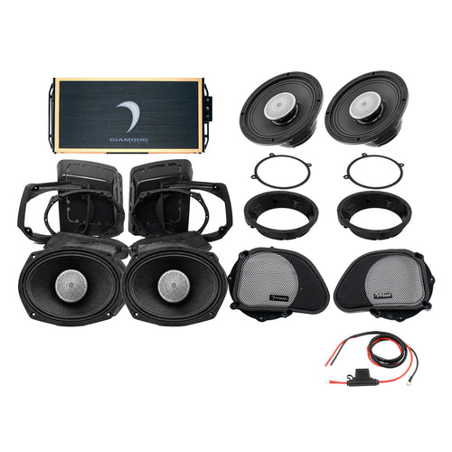 Diamond Audio 98 - 13 Harley Davidson Road Glide 4-Speaker System - DA9813RGSP5