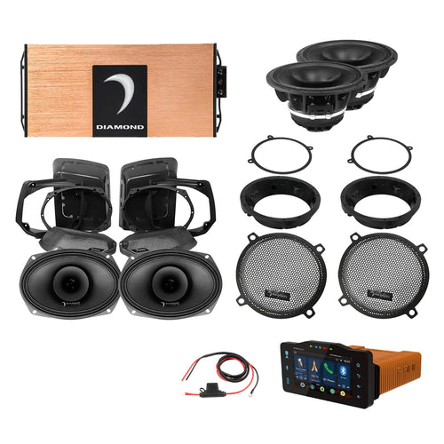 Diamond Audio 98 - 13 Harley Davidson Street Glide 4-Speaker System - DA9813SGSP4R