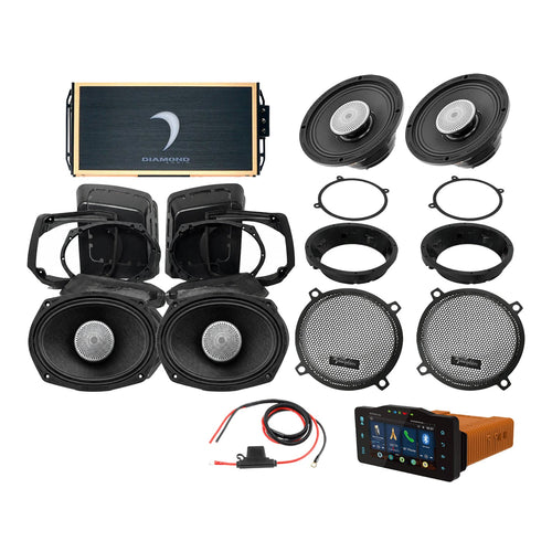 Diamond Audio 98 - 13 Harley Davidson Street Glide 4-Speaker System - DA9813SGSP5R