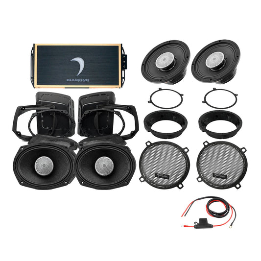 Diamond Audio 98 - 13 Harley Davidson Street Glide 4-Speaker System - DA9813SGSP5