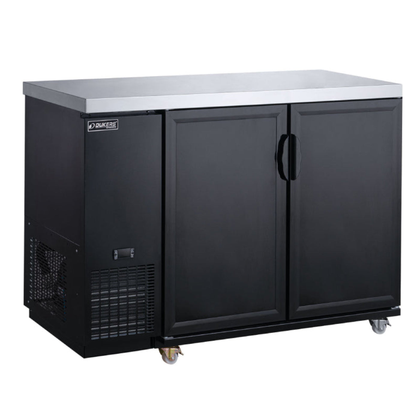 Chef AAA  Commercial 2 Door Back Bar and Beverage Cooler (Solid Doors) - TBB48-M2
