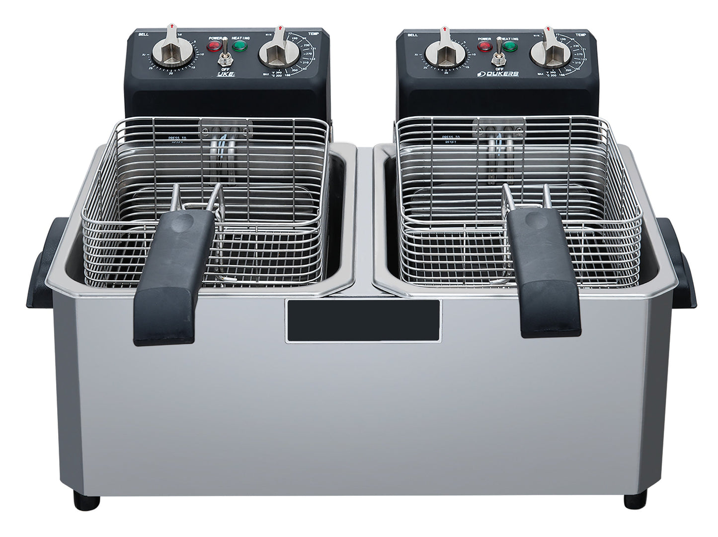 Chef AAA - 20lb Two Basket Electric Countertop Deep Fryer - TCF10ED