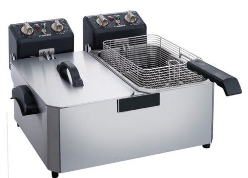 Chef AAA - , 30lb Two Basket Electric Countertop Deep Fryer - TCF15ED