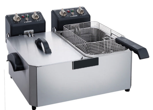 Chef AAA - , 30lb Two Basket Electric Countertop Deep Fryer - TCF15ED