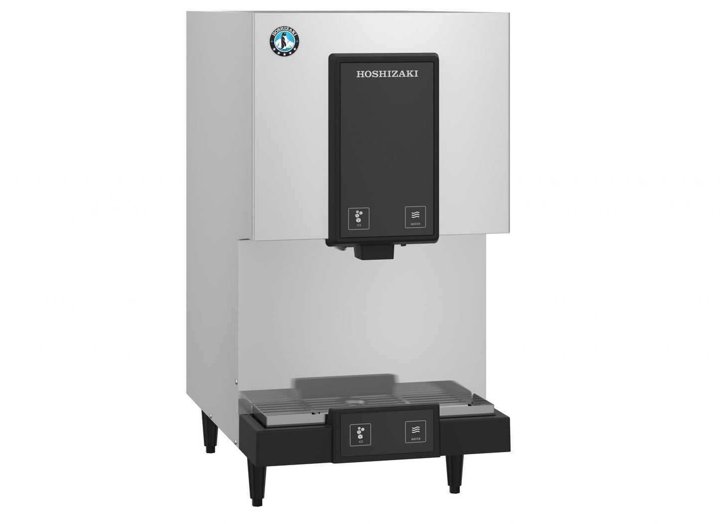 Hoshizaki DCM-271BAH | 17" Wide Air-Cooled Mini Cubelet Ice & Water Dispenser w/ Built-In Storage Bin - DCM-271BAH