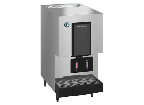 Hoshizaki DCM-271BAH-OS | 17" Wide Hands Free Air-Cooled Mini Cubelet Ice & Water Dispenser w/ Built-In Storage Bin - DCM-271BAH-OS